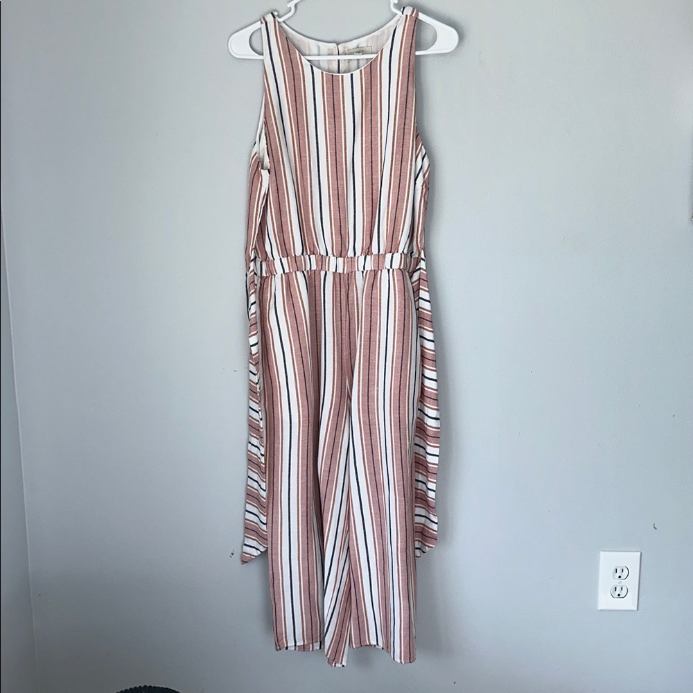 Loft cropped jumpsuit size 8